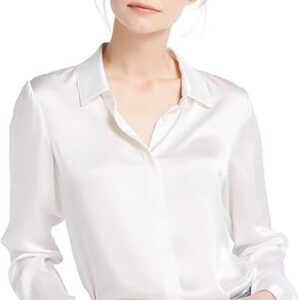Women’s 100% Pure Silk Long Sleeve Blouse